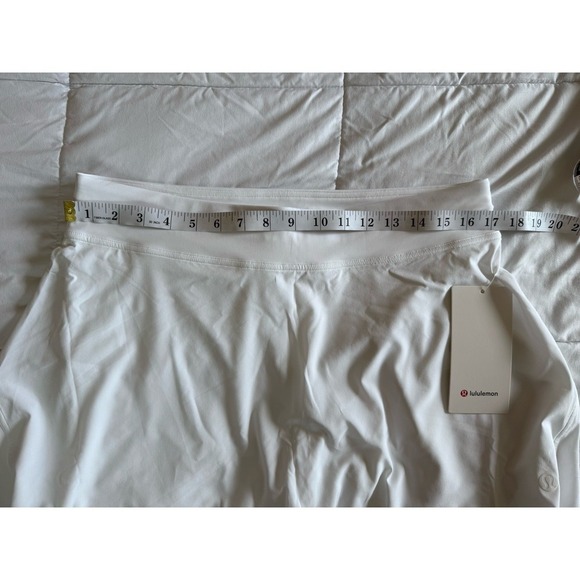 New Lululemon Lightweight High-Rise Tennis Skirt Size 12 White LW8AJGS Skort NWT - Picture 5 of 14
